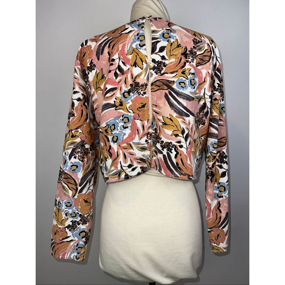 Girl & The Sun Sz M Ellery Floral Top Free People - Picture 5 of 11